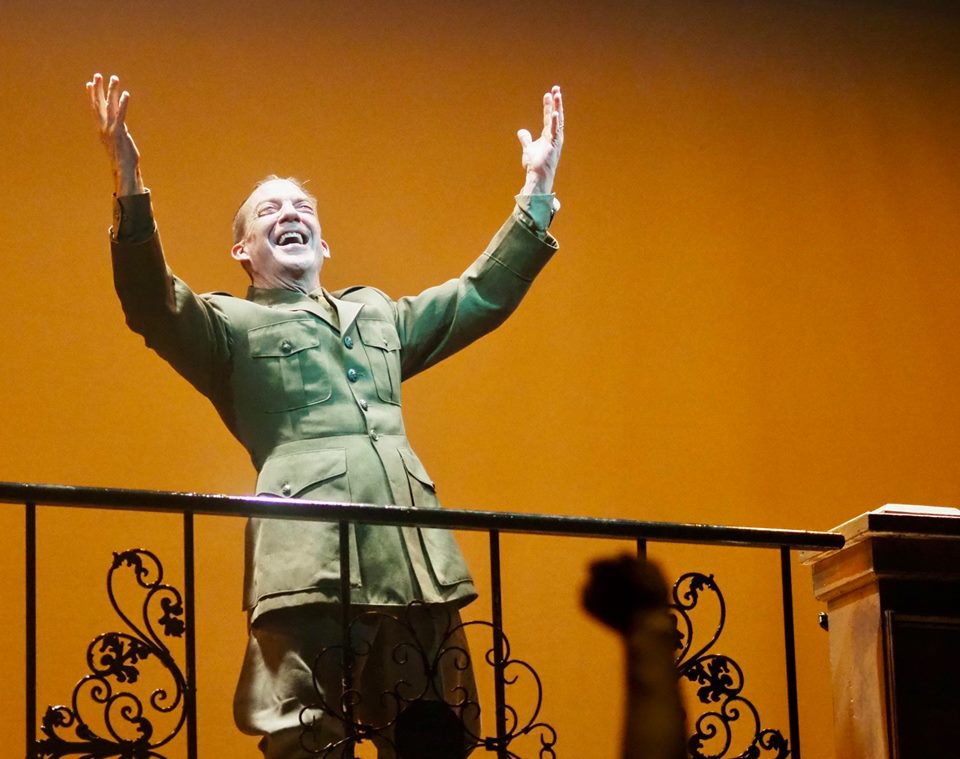 The Company Theatre Evita Dan Kelly as Peron